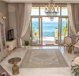 11 bedroom seafront villa with infinity pool near Budvar, sleeps 22